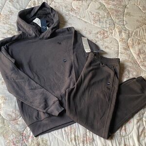 Abercrombie Kids Charcoal Jogger Set